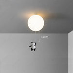 Lustre Enfant Led Ballon Panda A1 / 15Cm Luminaire Chambre