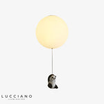 Lustre Enfant Led Ballon Panda B / 15Cm Luminaire Chambre