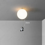 Lustre Enfant Led Ballon Panda Luminaire Chambre