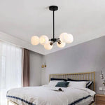 Lustre Industriel Multiboule En Verre Luminaire Chambre