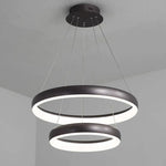 Lustre Led Anneaux Design Luminaire Chambre