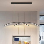 Lustre Led Arc Métallique Roxanna Luminaire Chambre