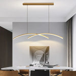 Lustre Led Arc Métallique Roxanna Luminaire Chambre