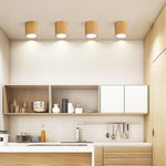 Lustre Led Bois Scandinavie Rogely Luminaire Chambre