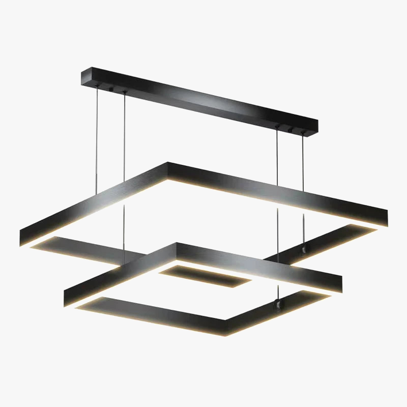 Lustre Led carré design moderne