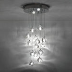 Lustre Led Cristal Transparent Luminaire Chambre