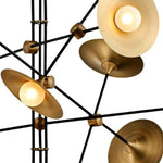 Lustre Led Design Branches Dorées Modernes Luminaire Doré