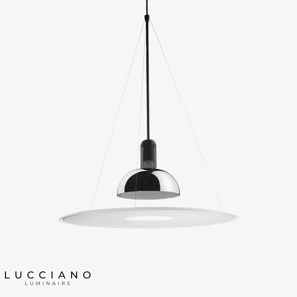 Lustre Led Design Chromé Helios Luminaire Cuivre