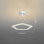 Lustre Led Design Formes Originales Blanc - A / Froide Luminaire Chambre