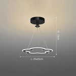 Lustre Led Design Formes Originales Noir - E / Chaude Luminaire Chambre