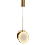 Lustre Led Design Marbre Doré Luminaire Chambre