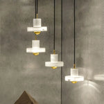 Lustre Led Design Marbre Luxia Luminaire Chambre