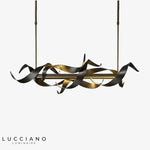 Lustre Led Design Métal Luxury Luminaire Doré