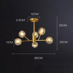 Lustre Led Diamant Moderne Blair Luminaire Chambre