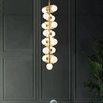 Lustre Led Doré Avec Boules Verre Luminaire Chambre