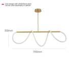 Lustre Led Doré Bandeau Lumineux Shadow Luminaire Chambre