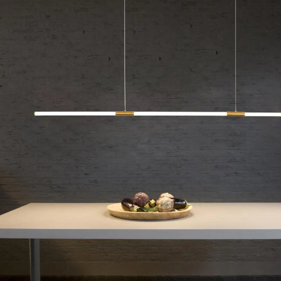 Lustre Led Doré Minimaliste Nevy Luminaire
