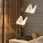 Lustre Led En Verre Butterfly Luminaire Chambre