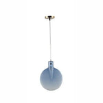 Lustre Led En Verre Coloré Paddle Bleu Luminaire Chambre