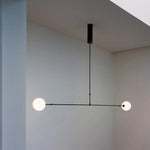 Lustre Led Minimaliste Noir Karry Luminaire Chambre