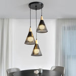 Lustre Led Moderne Abril Conique Luminaire Chambre