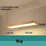 Lustre Led Moderne Bois Rectangle Fly L / Froide Luminaire Chambre