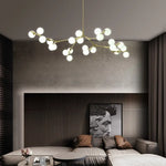 Lustre Led Moderne Branche Colorée Luminaire Chambre