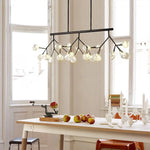 Lustre Led Moderne Branches Bois Luminaire Doré