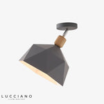 Lustre Led Moderne En Métal Garino Gris Luminaire Chambre