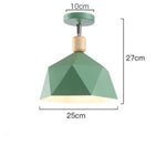 Lustre Led Moderne En Métal Garino Vert Luminaire Chambre