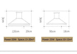 Lustre Led Moderne En Métal Lofty Doré / 90Cm Froide Luminaire Doré