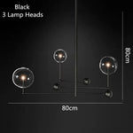 Lustre Led Moderne Métal Doré Zuri 3 Ampoules - Noir / Chaude Luminaire Chambre