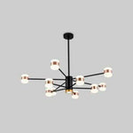 Lustre Led Noir Métal Lampes Fly 10 / Froide Luminaire Chambre