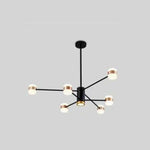 Lustre Led Noir Métal Lampes Fly 6 / Chaude Luminaire Chambre