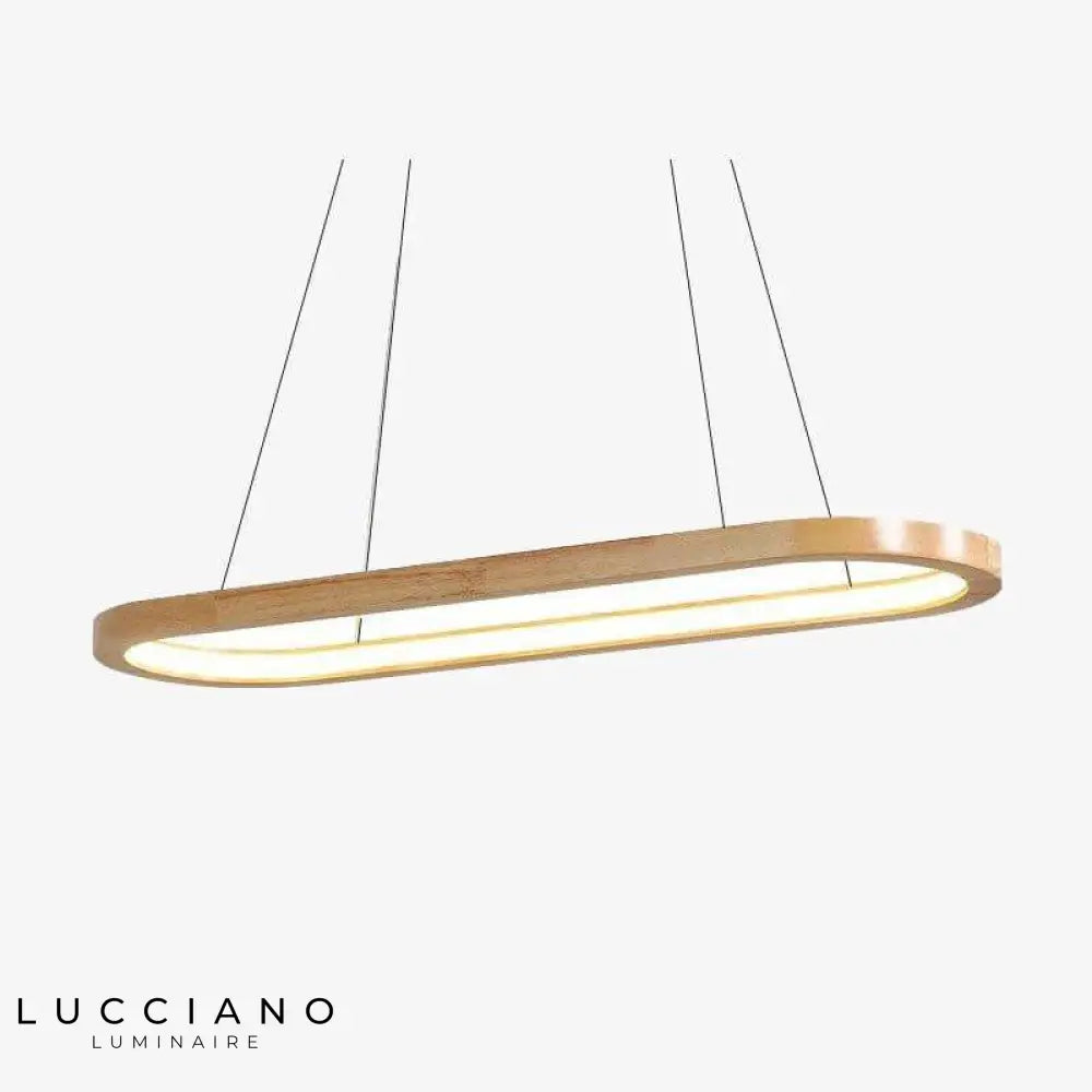 Lustre Led Nordique En Bois Luminaire Chambre