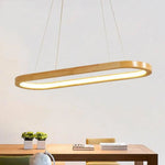 Lustre Led Nordique En Bois Luminaire Chambre