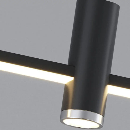Lustre Led Sarno Minimaliste En Barre Luminaire Doré