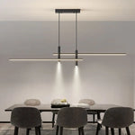 Lustre Led Sarno Minimaliste En Barre Luminaire Doré