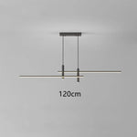 Lustre Led Sarno Minimaliste En Barre Noir - 120 Cm / Chaude Luminaire Doré