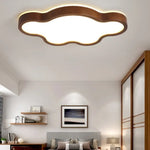 Lustre Led Scandinave En Bois Amade Luminaire Chambre