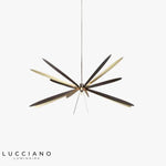 Lustre Métal Led Multi-Branches Luxury Froide Luminaire Chambre