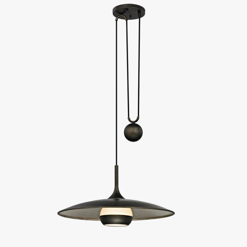 lustre minimaliste design ovni pour intérieur moderne créatif
