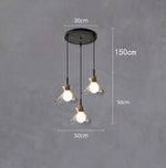 Lustre Moderne Abat-Jour Verre Dante B Luminaire Chambre