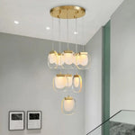 Lustre Moderne Anamy En Verre Luxueux Luminaire Chambre