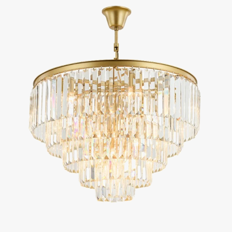 Lustre cristal moderne chic minimaliste