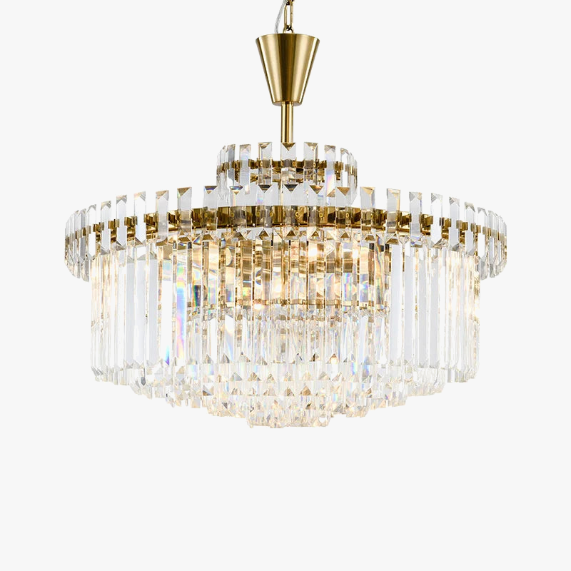 Lustre Cristal Moderne Luxe Chic