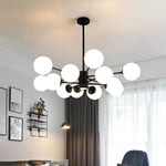 Lustre Moderne En Verre Avec Bras Luminaire Chambre