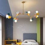 Lustre Moderne Lampes Rondes Colorées Luminaire Chambre