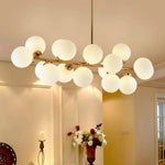 Lustre Moderne Led Avec Boules En Verre Luminaire Chambre