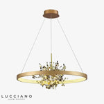 Lustre Moderne Led Or Bahia Luminaire Chambre